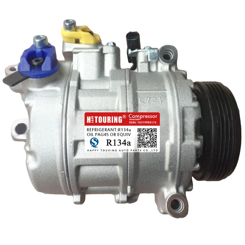 AC A/C Compressor For BMW 525I 530I E39 E60 2003-2005 4711484 64526917859  65606025123 65606025122 64509174802 4PK