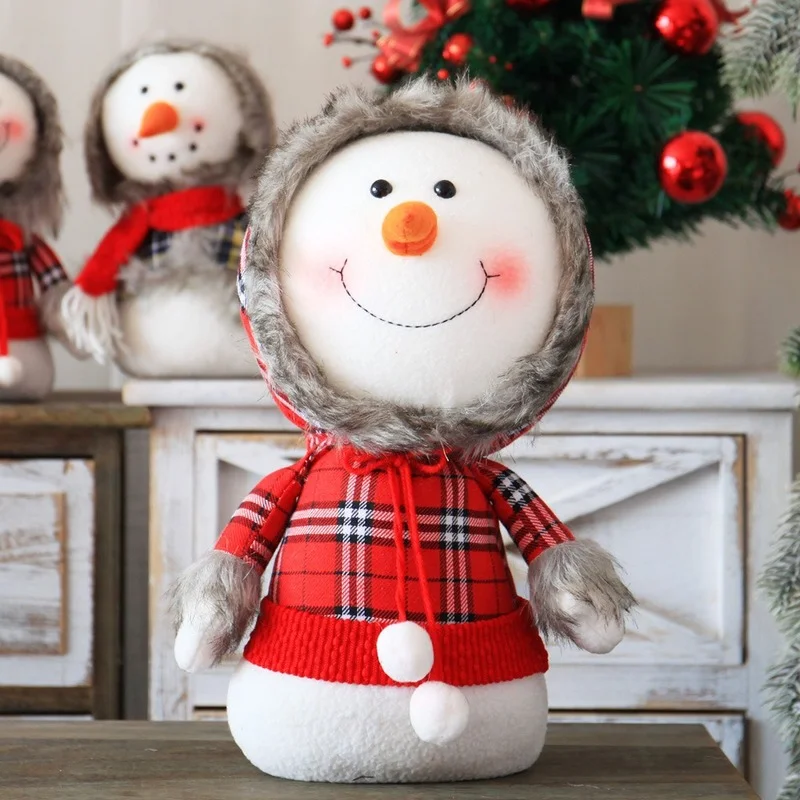 Christmas Doll Santa Snowman Christmas Tree Decoration Home Decoration Xmas Party New Year  Kids Toys Gifts Navidad 2022