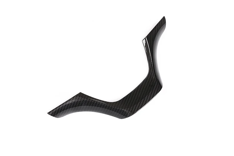 Car Carbon Fiber Interior Steering Wheel Decorative Frame Panel Cover Trim For BMW 3 Series F30 F32 F34 2013-2019 Accessories