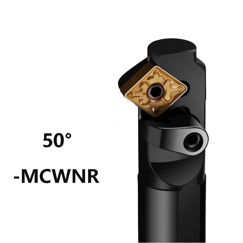 ÜBER 50 ° MCWNR Interne Drehen Werkzeug Halter verwenden CNMG12 Hartmetall Einsätze 1 stücke Langweilig Bar Drehmaschine Cutter Schaft S20R s25S MCWNR12