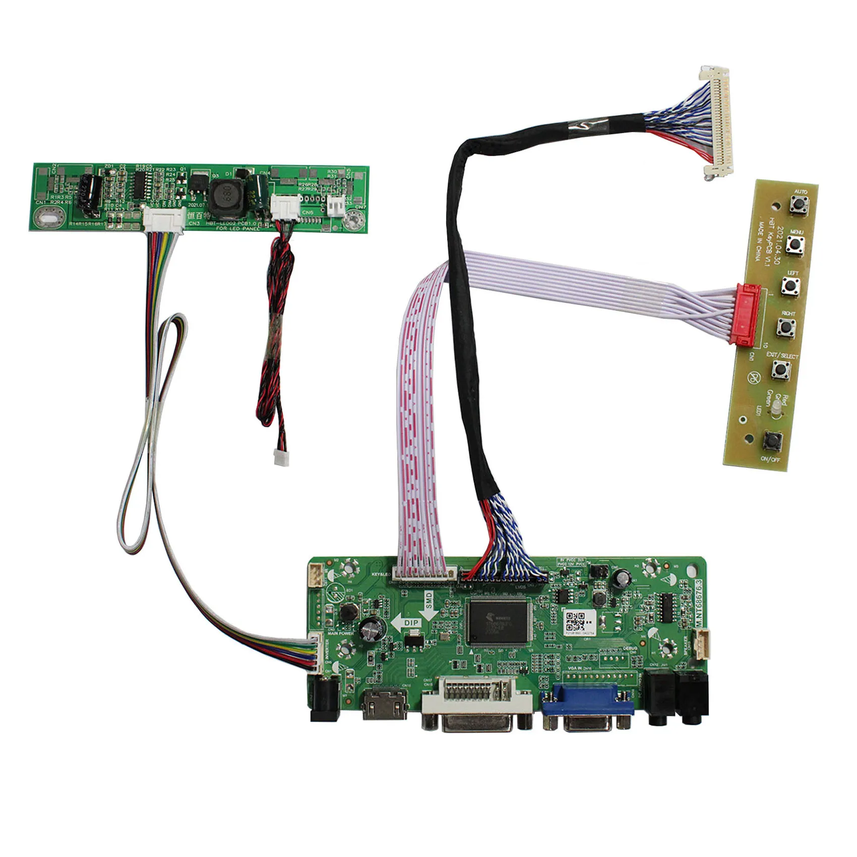 لوحة قيادة DVI لشاشات LCD ، HD MI ، MI