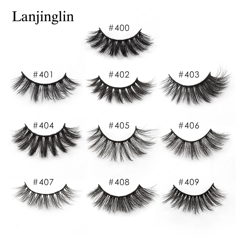 10/50 Pairs 3D Mink Lashes Whlesale Price Makeup Tool Wsipy Fluffy False Eyelashes Dramatic Thick Fake Eyelash maquiagem Cílios