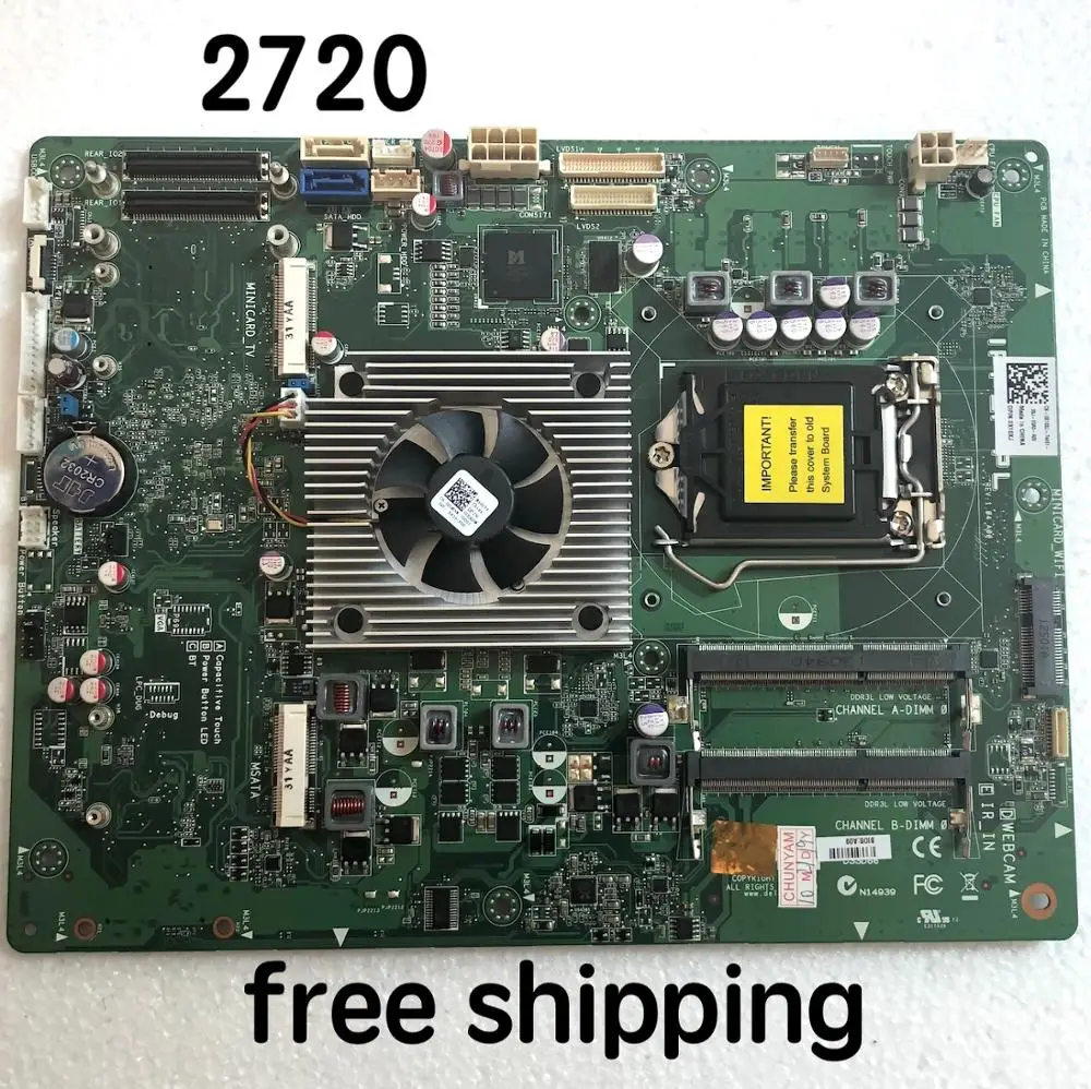 

CN-0X10XJ X10XJ For DELL XPS One 2720 AIO Motherboard IPPLP-PL GT650M Mainboard100%tested fully work