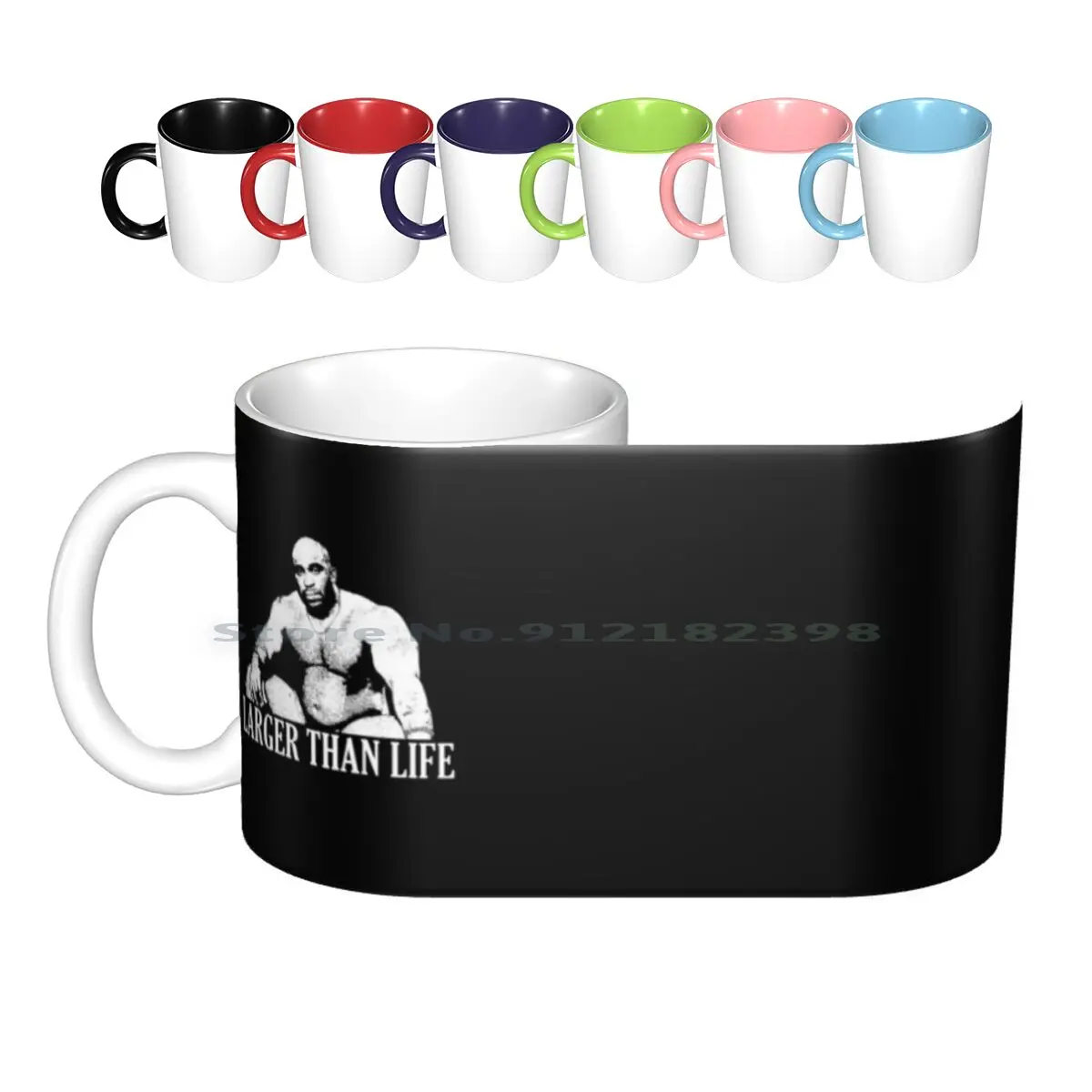 Barry Wood Larger Than Life Ceramic Mugs Coffee Cups Milk Tea Mug Barry Wood Large Black Man Barry Wood Meme Guy Sitting On A