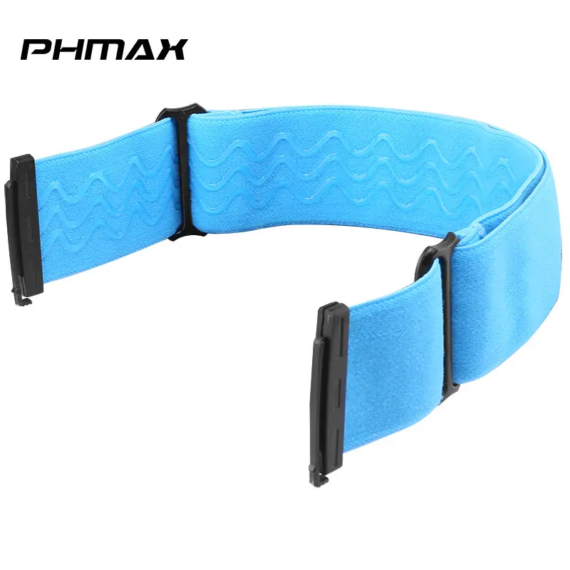 PHMAX antislip skibril riem vrij verstelbaar met gesp antislip singelband geschikt voor magnetische skibril