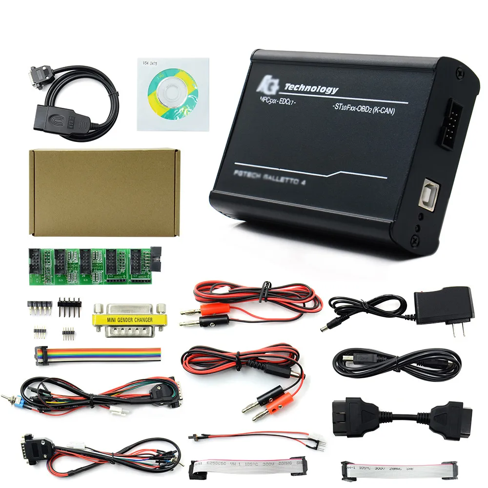 Fgtech V54 Galletto 4 Master 0475 Euro Version ECU Programming Tool with BDM-Tricore-OBD Function ECU Chiptuning Tool