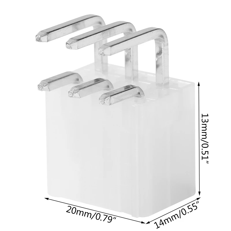 6 핀 루퍼 전원 커넥터 Asic 광부 Antminer A4 A9 M3 Z1PRO S9 S9k S9j l3 DR3 T9 Z11 Z9 B7 X3 Eibt E10.2 10pcs