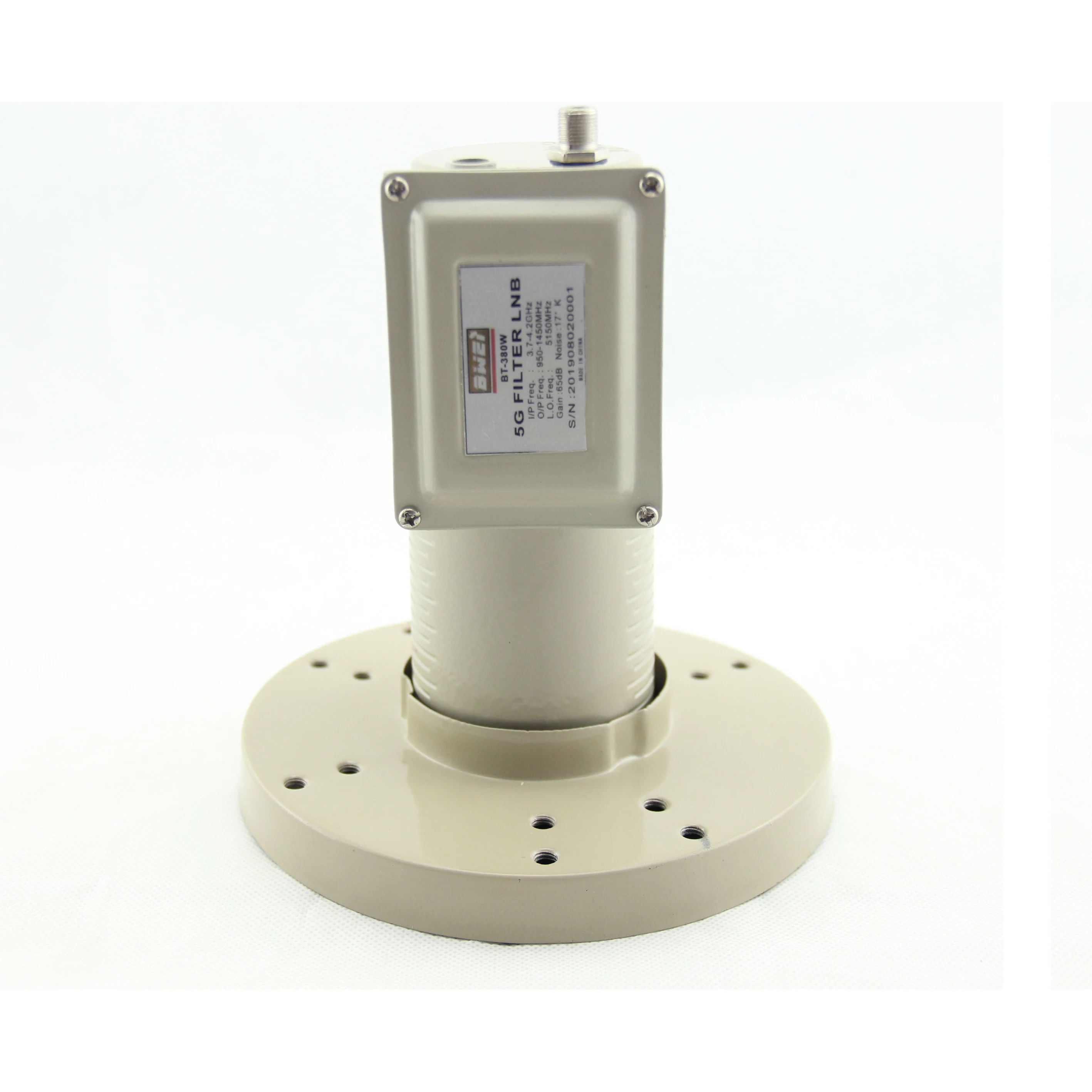 C Band LNB HD Mobile Tower Filter LNBF 5150MHz Single Output LNBF Satellite TV Receiver Factory Wholesale