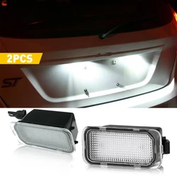 2Pcs Canbus Error Free Car LED Number License Plate Lights for Ford Edge C-Max C Max Transit 150 250 Ranger EcoSport