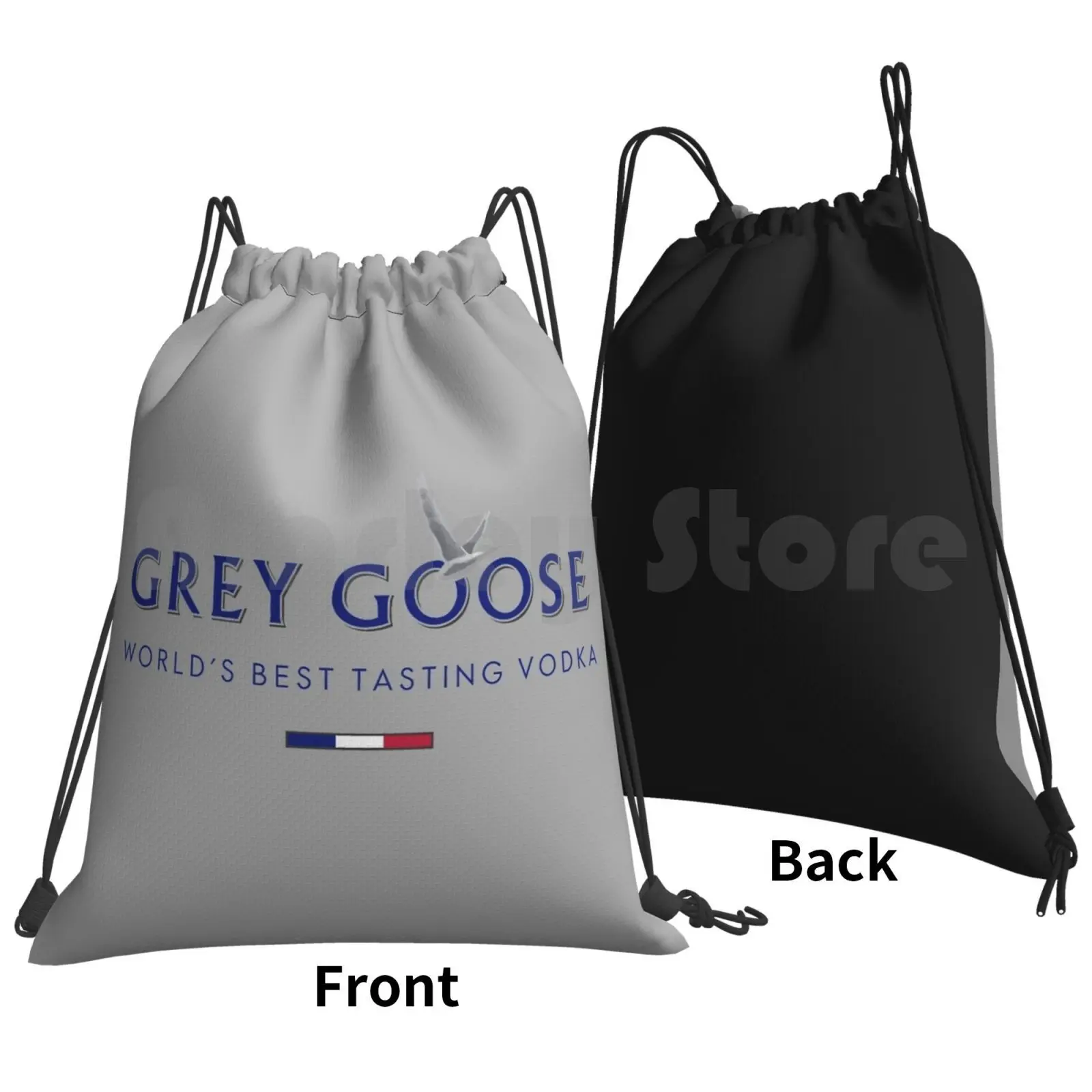 Grey Goose Backpack Drawstring Bag Riding Climbing Gym Bag Grey Goose Grey Goose Beverage Goose Grey The Grey Goose Tiff