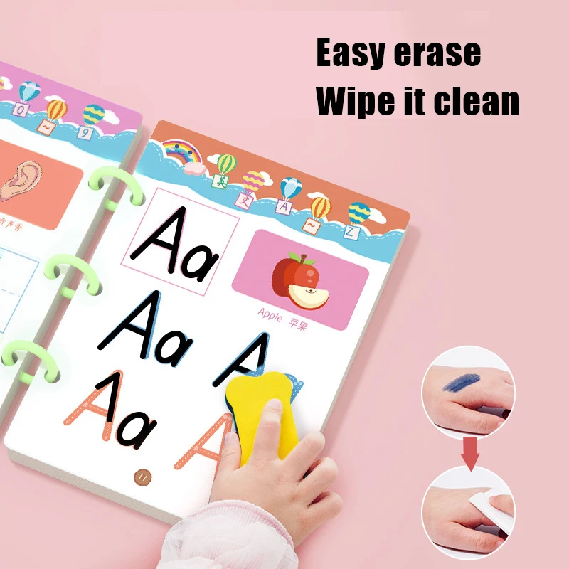 

Magical Tracing Workbook Kids's Preschool Educational Toys Erasable Reusable Children's Logical Thinking Training DQ