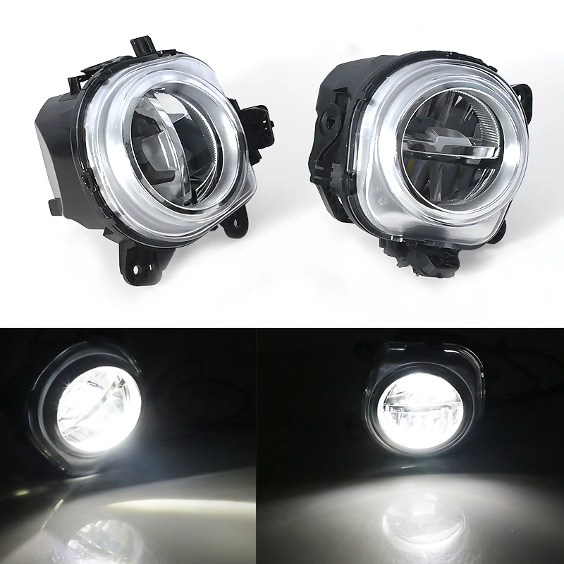Luz LED antiniebla para parachoques delantero de coche, lámpara de conducción DRL para BMW X3, F25, X4, F26, X5, F15, F85, 2014, 2015, 2016,