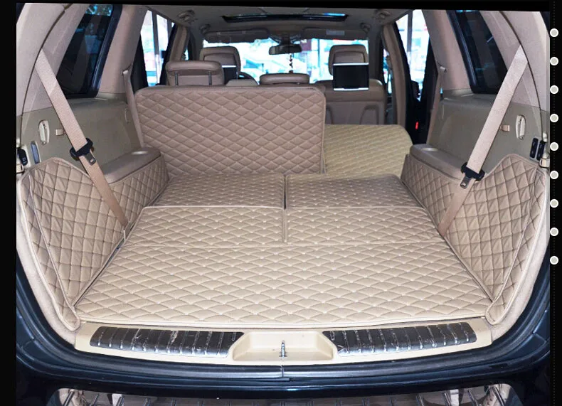 

Good quality! Special car trunk mats for Mercedes Benz GL 400 X164 2011-2006 7 seats boot carpets cargo liner mat for GL400 2009