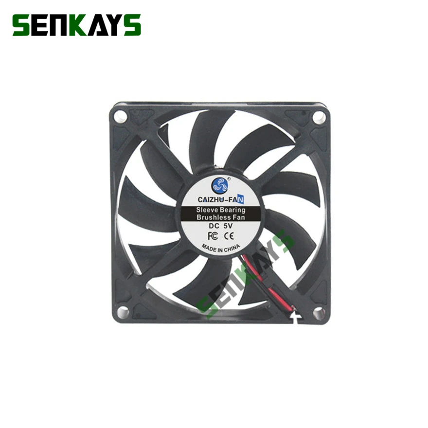 8015 80MM 80*80*15MM DC 5V 12V 24V Ultracienki wentylator chłodzący USB Wentylator chłodzący procesor komputera Wentylator chłodzący laptopa 2pin