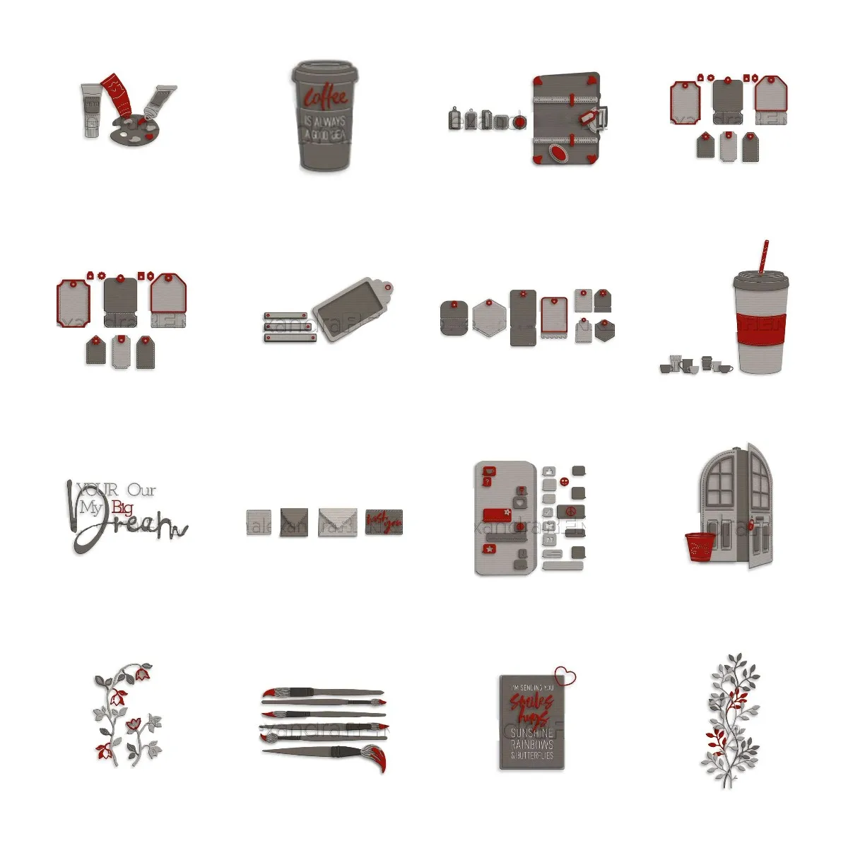 

Mini Die Leaf Cup Card holder Flower Metal Cutting Dies for DIY Scrapbooking Crafts Dies Cut Stencils Maker Photo Album Template