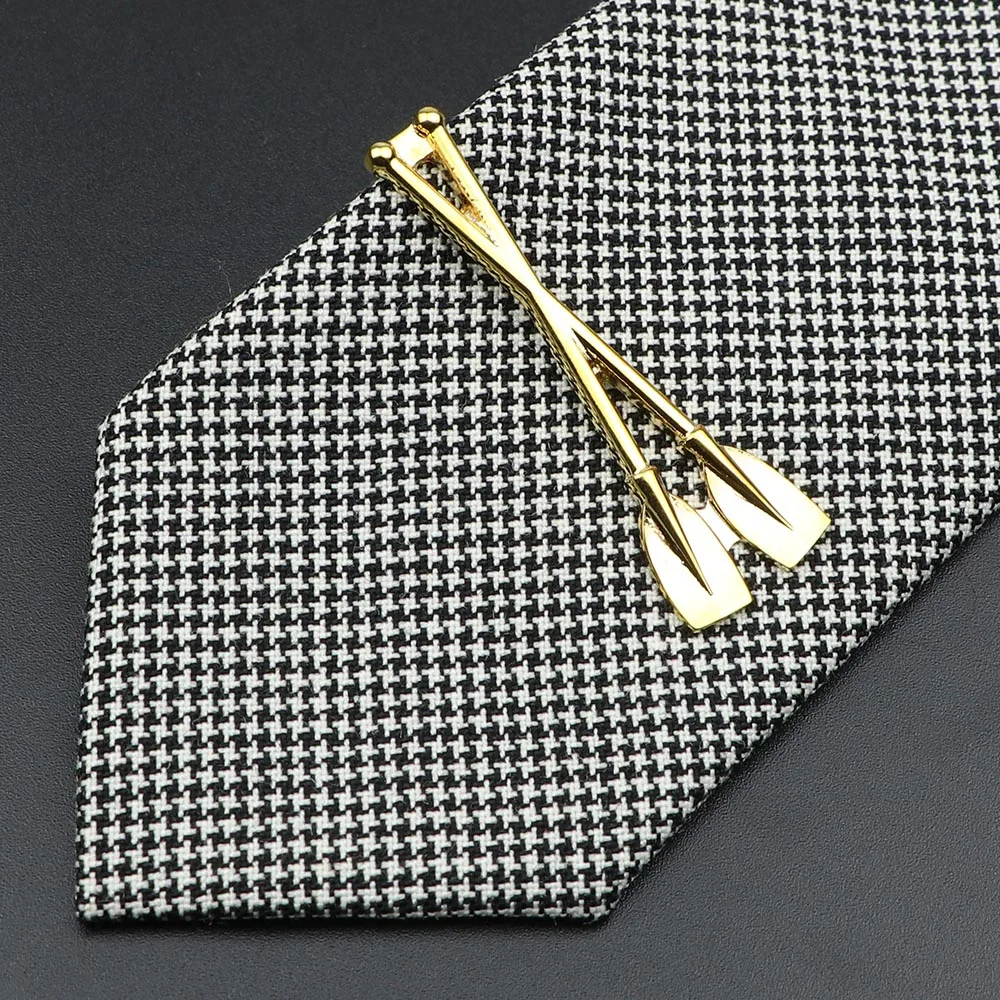 1 Piece Chrome Stainless Tie Clips Scissors Shovel Wrench Scissors Saw Shape Metal Tie Clip for Men Necktie Clips Pin Men\'s Gift