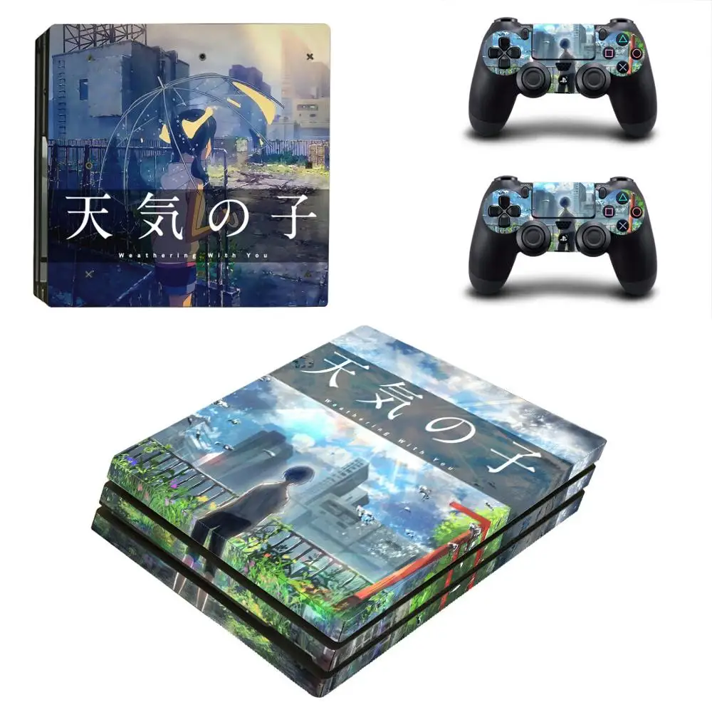 Wietrzenie z tobą PS4 Pro naklejki Play station 4 skórka naklejka naklejka na konsolę PlayStation 4 PS4 Pro i skórki kontrolerów