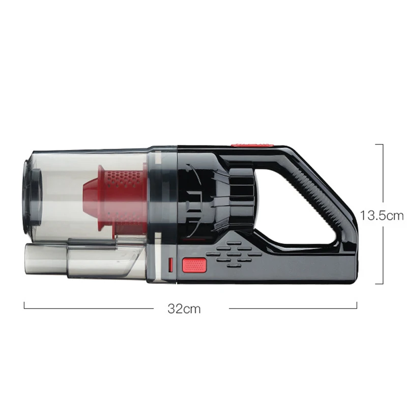 Car Vacuum Cleaner Wet/Dry Portable Handheld Vakum Cleaner Car 4.5M Power Cord Strong Mini Suction Power Desk Vacuum