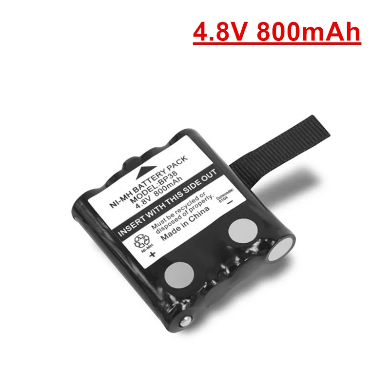 4.8V 800MAH NI-MH rechargeable Battery Pack For Uniden BP-38 BP-40 BT-1013 BT-537 GMR FRS 2Way Radio battery Pack