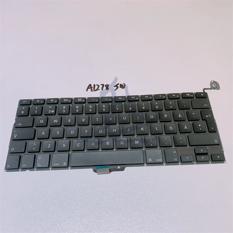 A1278 Keyboard SW Sweden Language for Macbook Pro 13