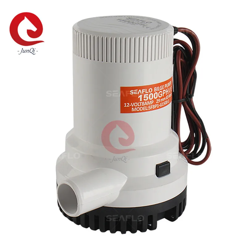 SEAFLO 01Series 1500GPH 12V/24VDC Electric Marine Submersible Bilge Sump Water Pump For Boat Helps Exclude Bilge Water Tools