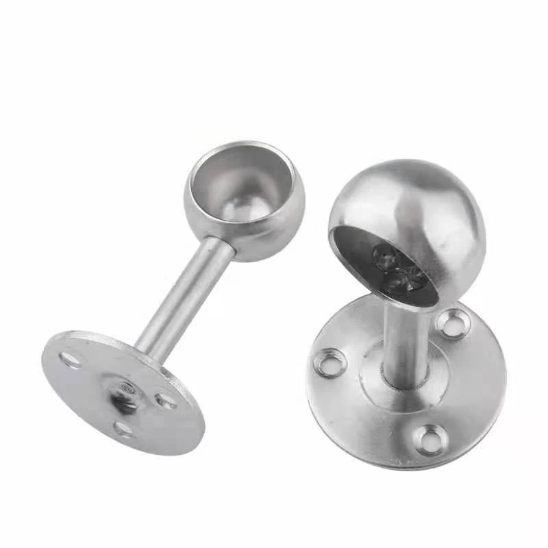 19mm Stainless Steel Hanger Wall Bracket Towel Rack Holder Fixed Flange House Furniture Closet Bathroom Hardware