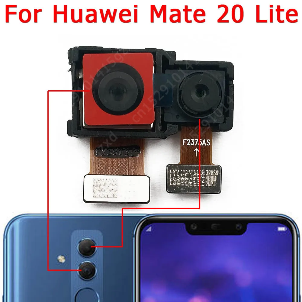 For Huawei Mate 20 Lite Mate20 20Lite Front Rear Back Camera Frontal Main Facing Small Camera Module Replacement Parts