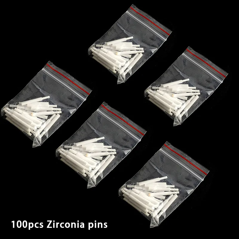 

Durable Zirconia Ceramic Pins for Dental Lab Honeycomb Firing Trays Dentist Oral Care Tool Dental Technician Supplies 100pcs/bag