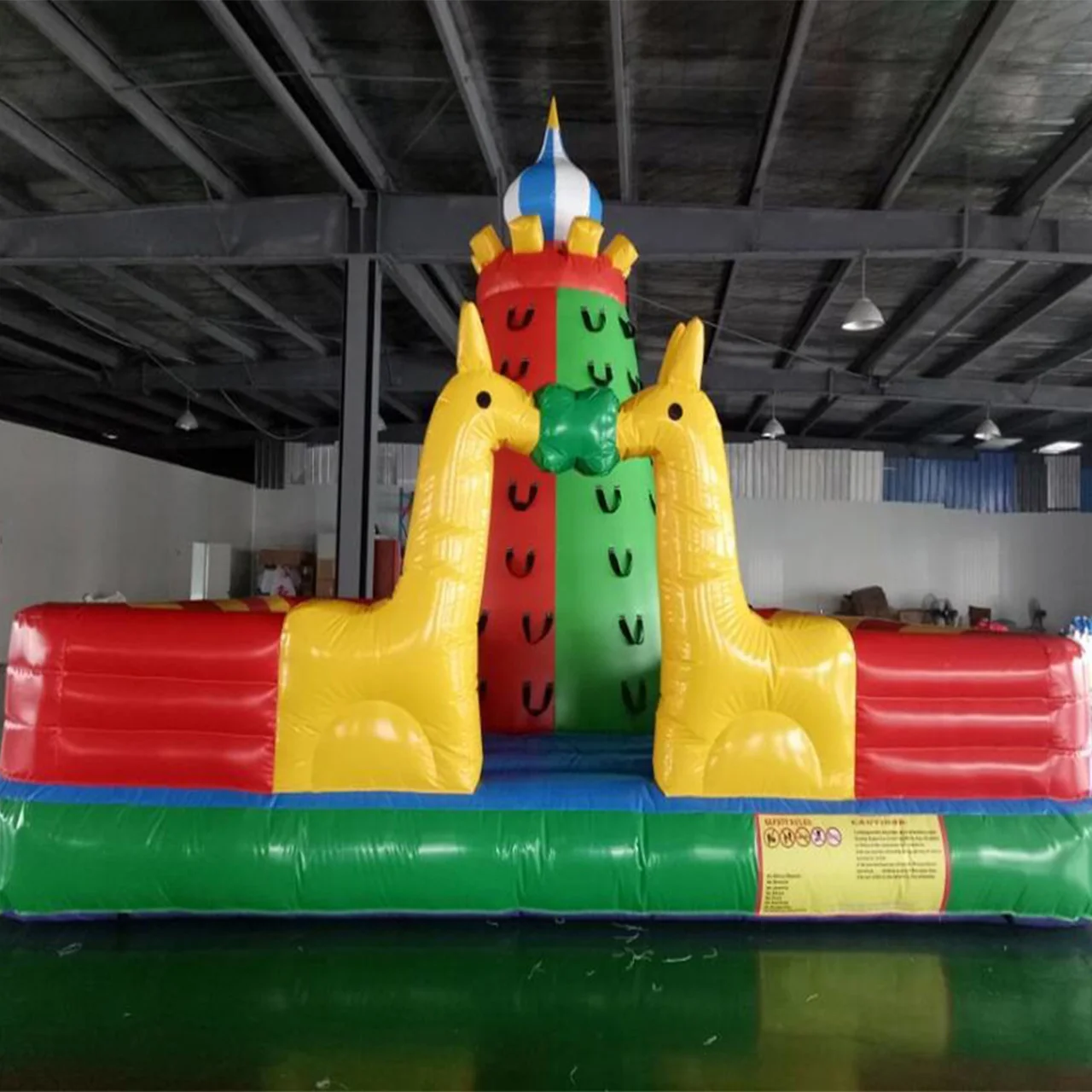 Outdoor Funny Game Inflatable Climbing Sports Game PVC Rock Climbing Challenging Item for Adults with Free Air Blower