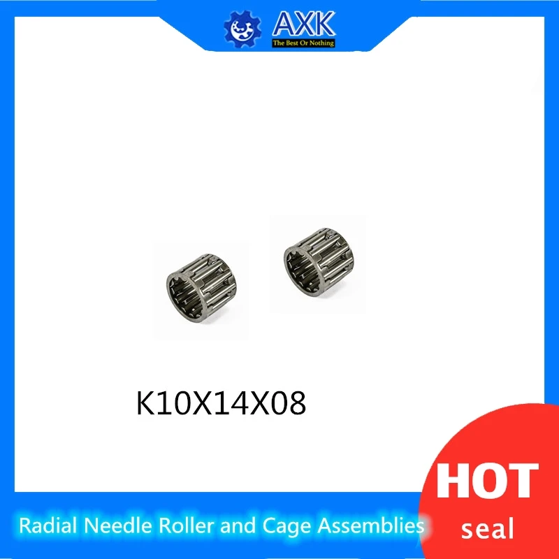 K101408 Bearing size 10*14*8 mm ( 2 Pcs ) Radial Needle Roller Cage Assemblies KT10148 Bearings