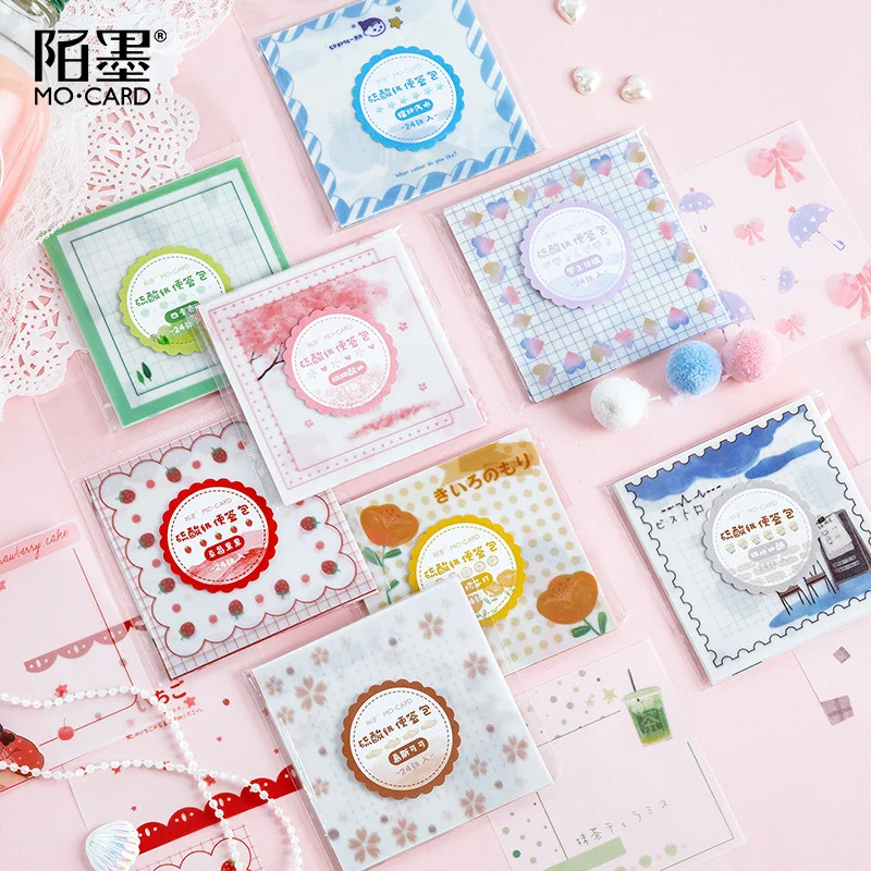 Lovely Snack Girl Series Memo Pad Diary DIY Sticky Notes Message Notepad School Office Supply Stationery Gift Papelaria Escolar