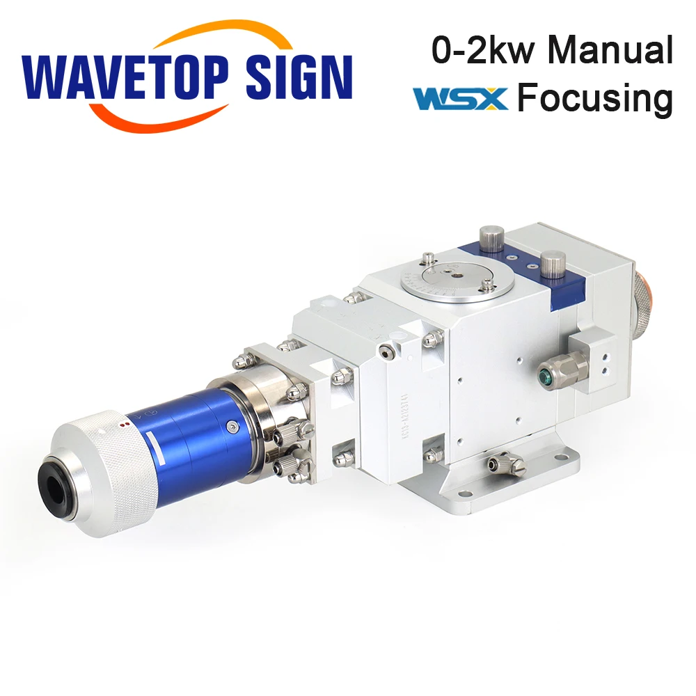 WaveTopSign 1-2kw آلة القطع بليزر الألياف الحل تحكم Ruida RDC6563F + WSX رأس الليزر NC30B + ماكس وحدة الليزر