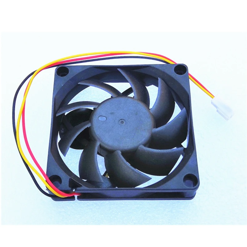 One Ball Bearing  70MM Cooling Fan 70x70x15MM Silent  AMD CPU Cooling Fan 12V 0.1A  With 3PIN