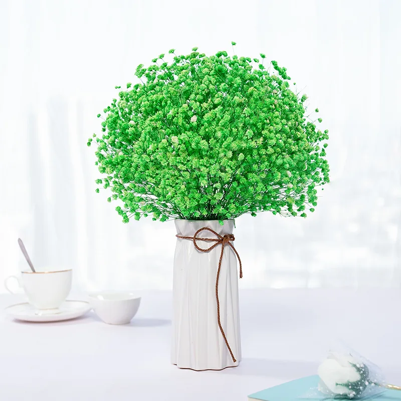 

80g/ Bunch Baby Breath Dried Gypsophila Dried Flower Pressed Embossed Natural Dried Flower Wedding Home Decor Table Flowers