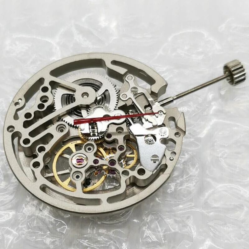 Hollow Mechanical Automatic Skeleton Watch Movement Replacement for TY2809 Watch Repair Tool Parts Watchmakers Tools