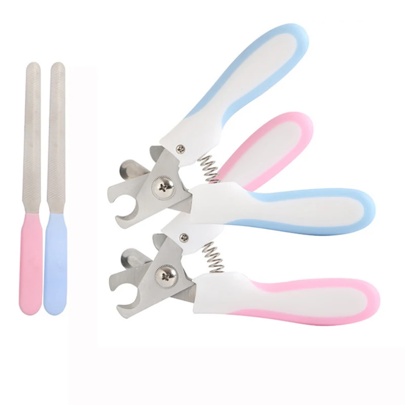 

Great Pet Toe Care Stainless Steel Dogs Cats Claw Nail Clippers Cutter Nail File Portable Scissors Trim Nails Pet Products