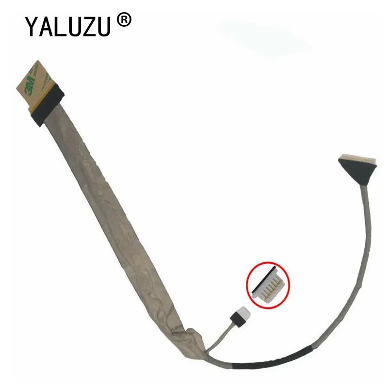 YALUZU-cable de cinta flexible para pantalla de vídeo, accesorio para Toshiba P200 P205 X200 X205 17 ", pantalla LCD LED LVDS, DC02000DM00