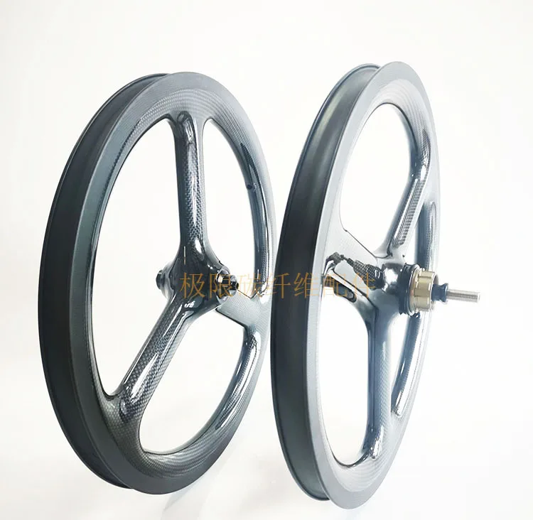 

2022Willbmx newest 16inch 349 Tri spokes folding bike wheel bicycle rims for 16inch bike