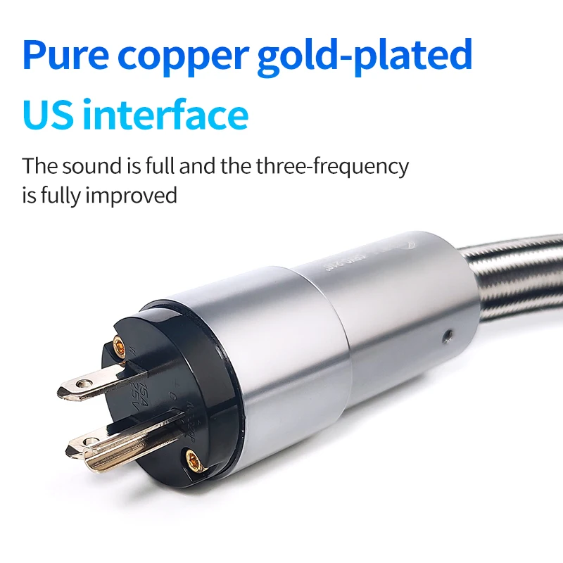 

High - quality high - fidelity AC power cord, high - quality high - fidelity power cord 3 generation