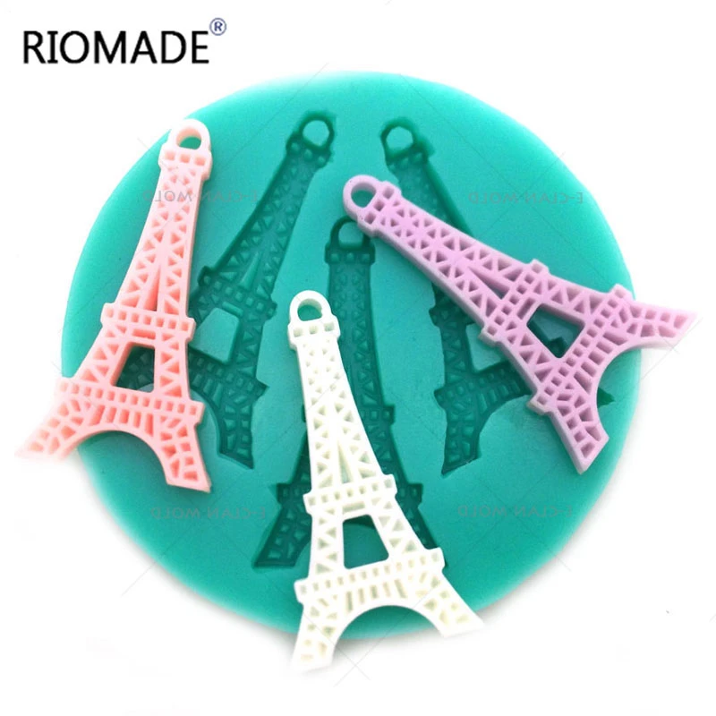 France Paris Tower Epoxy Mold Fondant Cake Decorating Tools Architecture Silicone Molds Chocolate Sugar Baking Gypsum Ornament