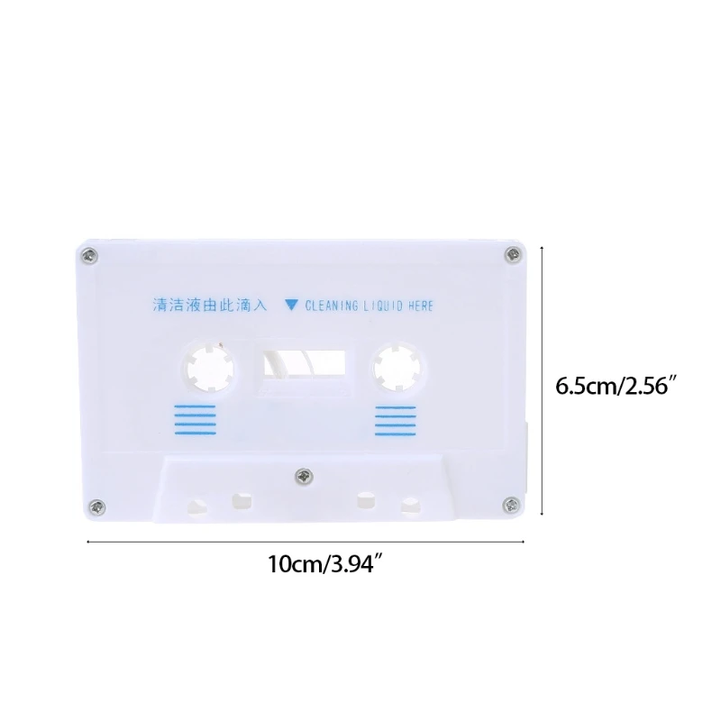 -Audio Cassette Tape for Head Cleaner & Demagnetizer for Car, Home and Portable Cassette Players, Wet Type images - 6