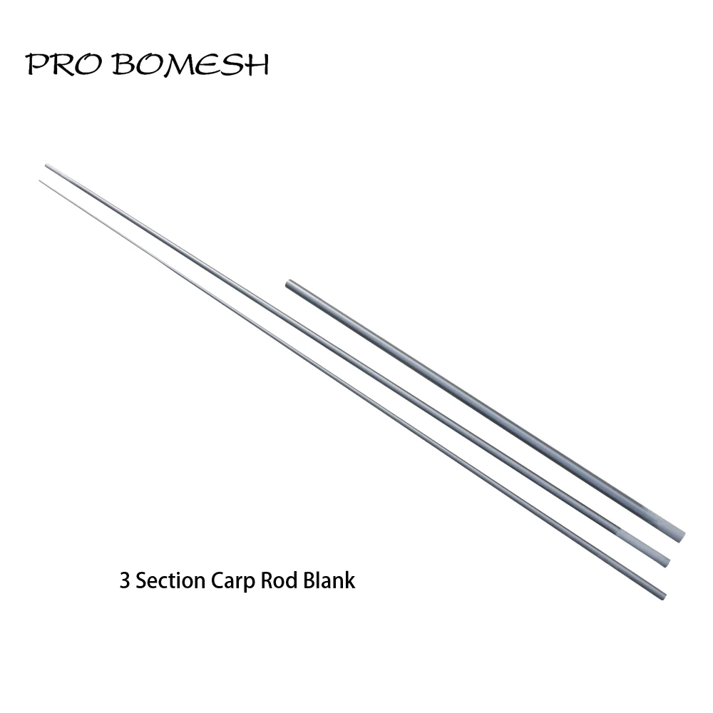 Pro Bomesh 1 Pcs 3 Section 3M 3.0LB 3.5LB 1K Twill Carbon Carp Rod Blank DIY Rod Building Blank