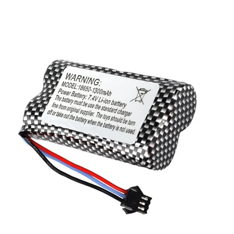 3P-SM Plug 10Pcs 7.4v 1300mAh Li-ion battery for Watch Gesture Sensing Twisted RC stunt car 18650 7.4v battery FOR RC Cars