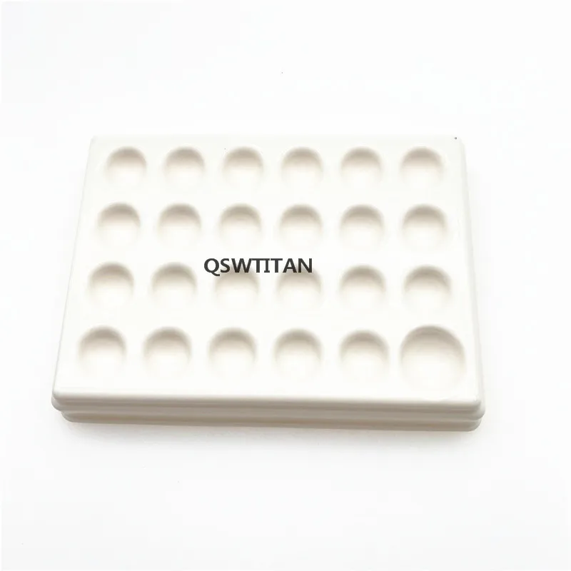 24 Slot Dental lab Palette Mixing Watering Moisturizing Plate Palette Dental Lab Equipment