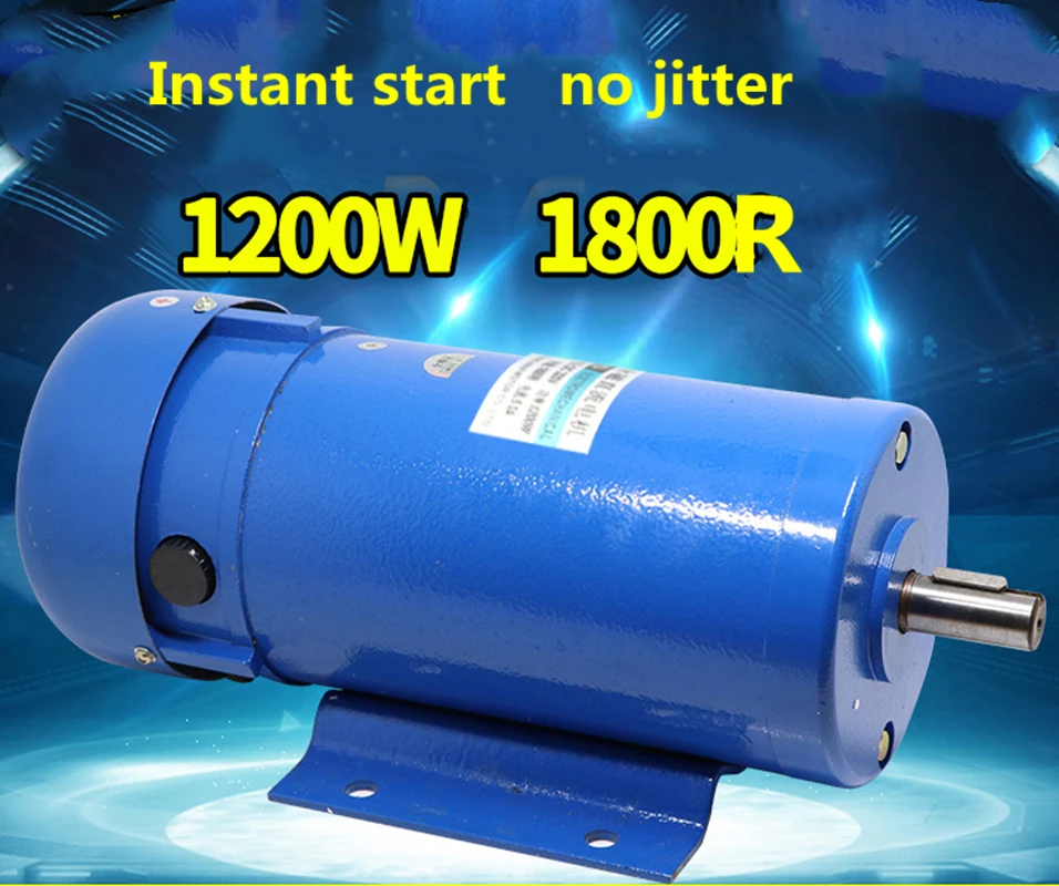 Imagem -05 - Ímã Permanente dc Motor 1200w de Alta Potência 1800 Rpm Motor de Alta Velocidade Pode Ser Velocidade Ajustável Pode Ser Motor Revertido Dc220v