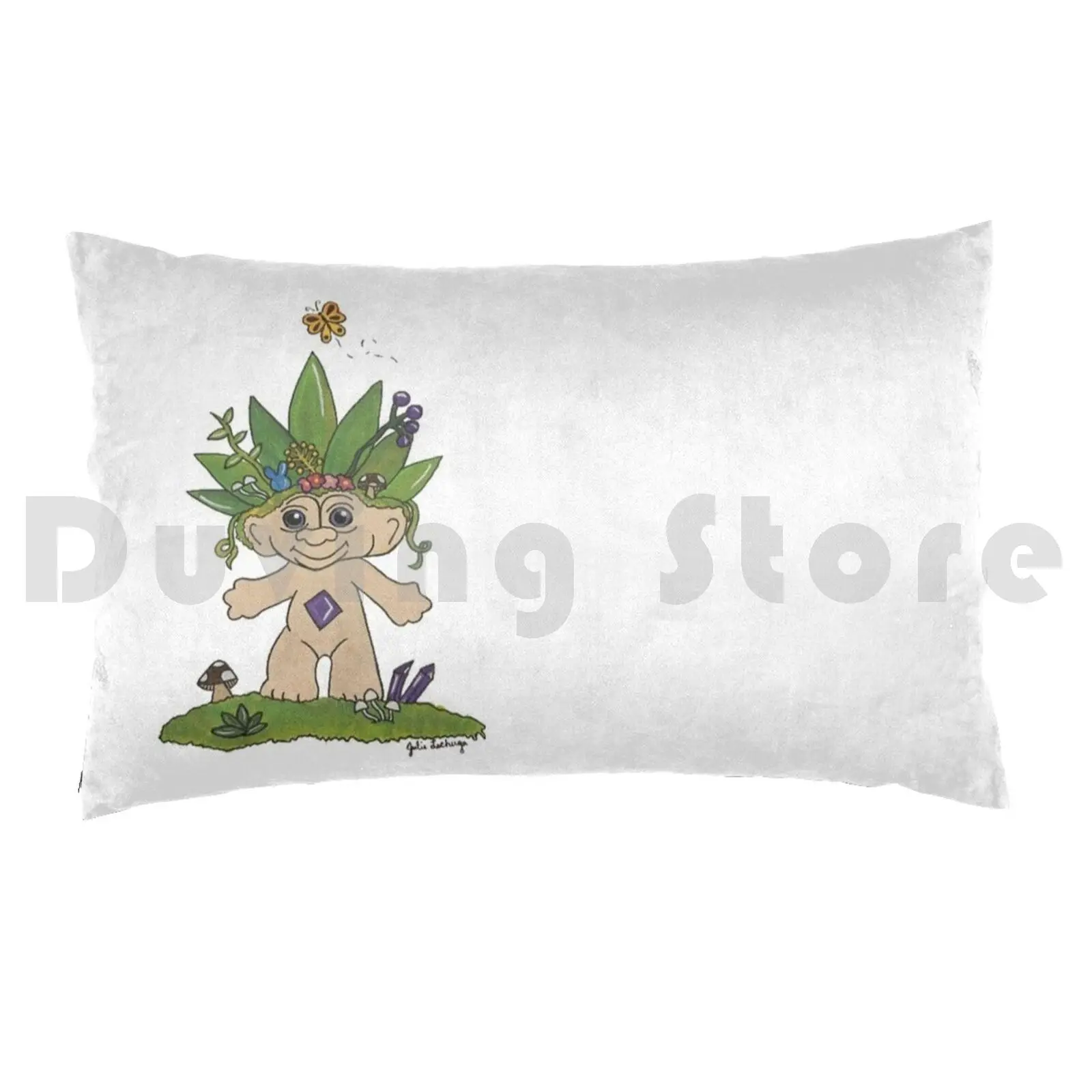 Succulent TrollPillow case Succulents Troll Trolls Treasure Trolls Succulent Trolls Nature Plants