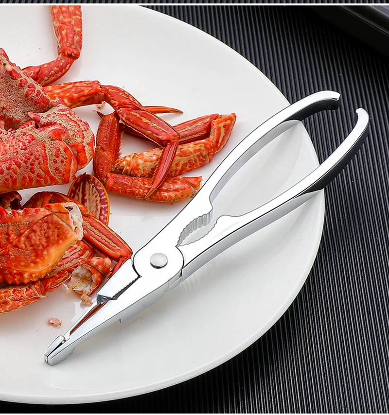 Stainless Steel Crab Tool Set Crab Peel Shrimp Tool Lobster Clamp Pliers Clip Pick Set Seafood Tools Knives Accessories