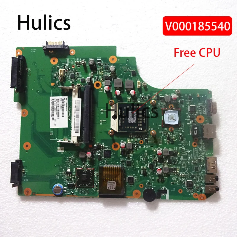 

Hulics Used Mainboard For Toshiba Satellite L505D Laptop Motherboard V000185540 Main Board FREE CPU