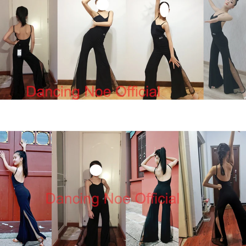 2023 Latin Dance Broek Voor Meisjes Kinderen Mode Mesh Flared Broek Rumba Cha Cha Samba Tango Latin Praktijk Kleding DN6388