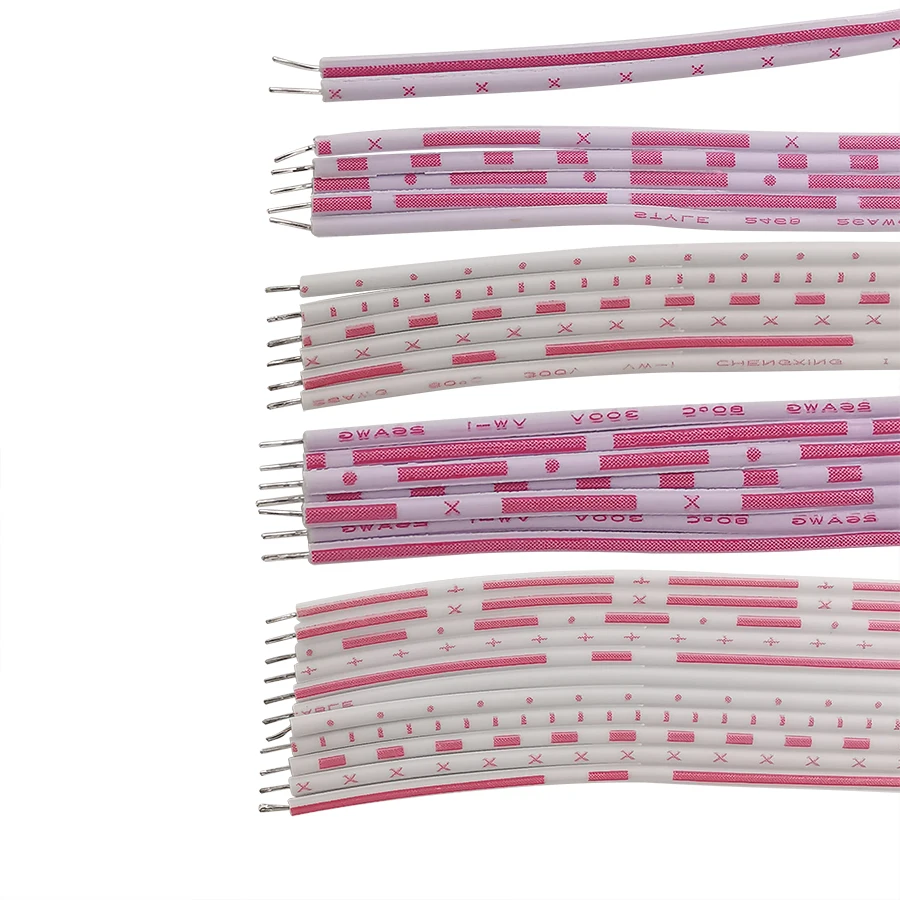 5Pcs XH2.54 Female Wire Connector Terminal Cable 10CM 20CM 30CM JST XH 2.54mm 2P/3/4/5/6/7/8/9/10P12 Pin Single / Double Head